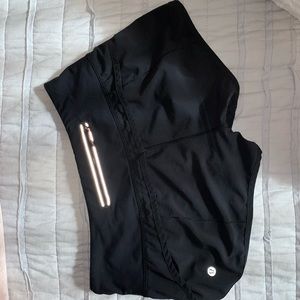 Black lululemon shorts